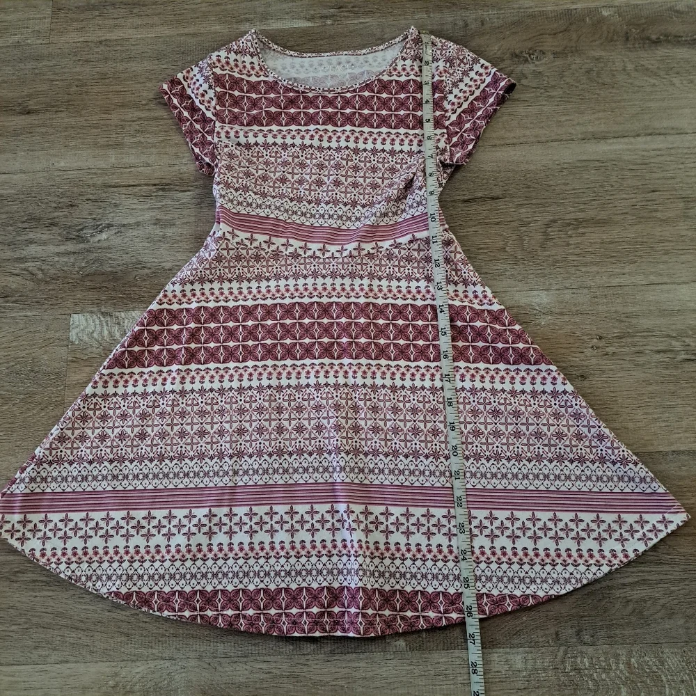 The Children's Place Short-sleeve Pink Floral Casual Dress Girl Size Medium 7/8